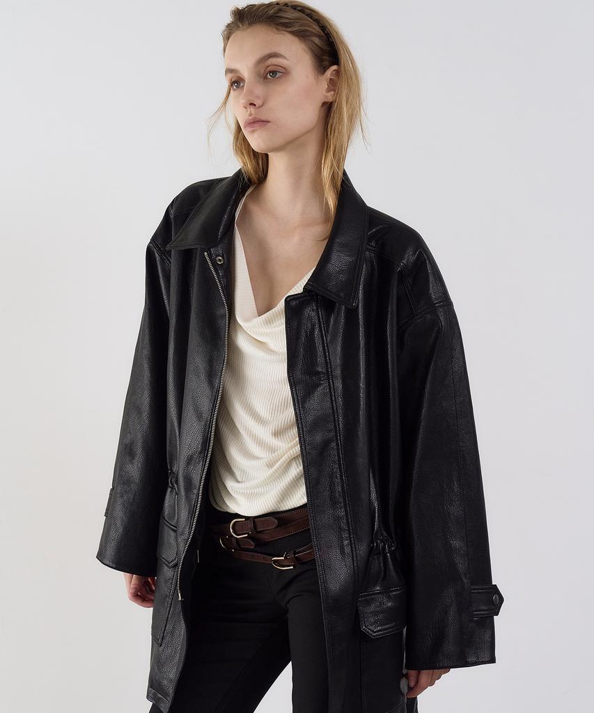 THE N:L Over Leather Jacket