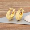 Nidin Ins Hot Sale Simple Fashion Versatile Cosmic Star Series Moon Shape Earrings Gold Plated Ear Jewelry Accessories Gifts