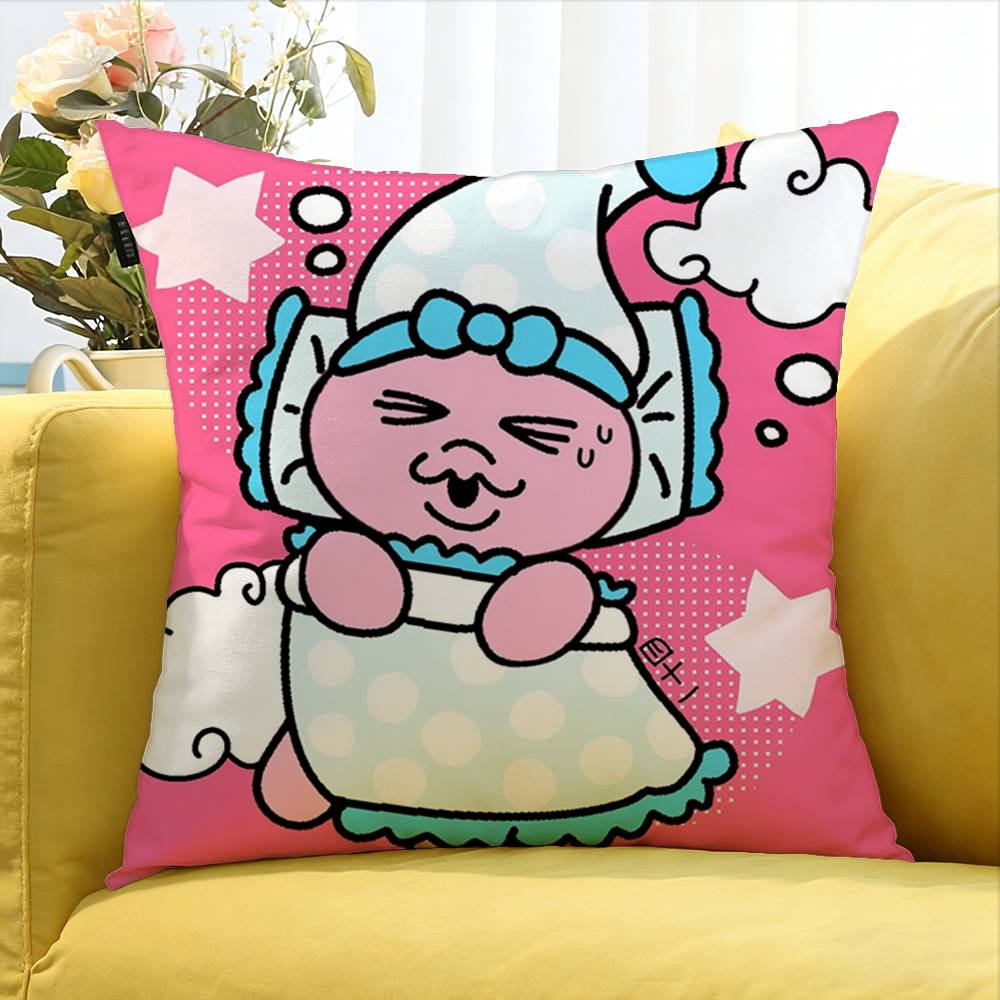 OOpanchu Usagi World Various Sizes Square Pillow Case For Car Home Bedchamber Decor