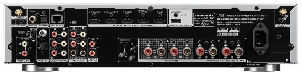 Marantz Marantz NR1200 стереоусилитель с сетевым ресивером и селектором HDMI Hi-Fi NR1200/FN