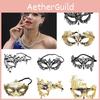 Metal Diamond Elegant Mask Masquerade Couple Halloween Party Accessory Women