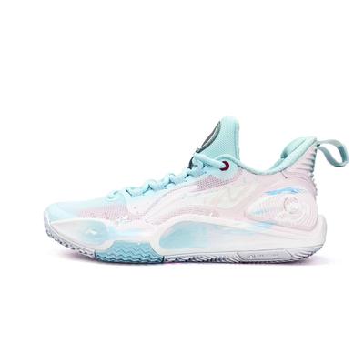 Li Ning Speed 9 Амортизирующие Нескользящие Износостойкие Низкие Баскетбольные Кроссовки Унисекс Розово-Синие ABPT001-6(Команда1474-)