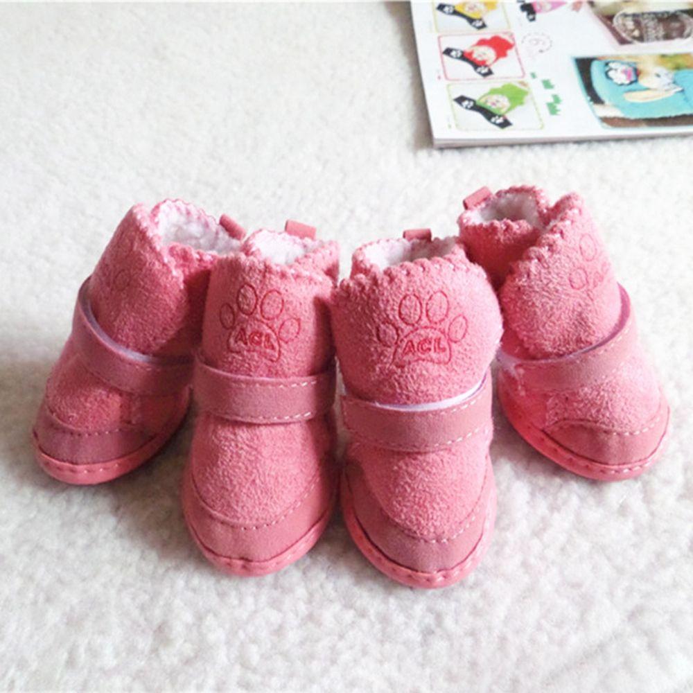 Сохранение тепла на открытом воздухе для маленьких собак, кошек Обувь для домашних животных Товары для собак Нескользящие кроссовки Ботинки для собак