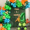 Гирлянда с динозавром, баннер, рев Дино, воздушные шары для вечеринки, сафари с животными в джунглях, первый детский день рождения, украшения для вечеринки