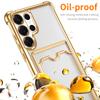 Прозрачный Мягкий Чехол для Samsung Galaxy S26 Ultra S25 FE S24 S23 Plus S22 A56 5G A17 A36 A16 A55 A35 A15 Держатель для Карт Coque Сумка