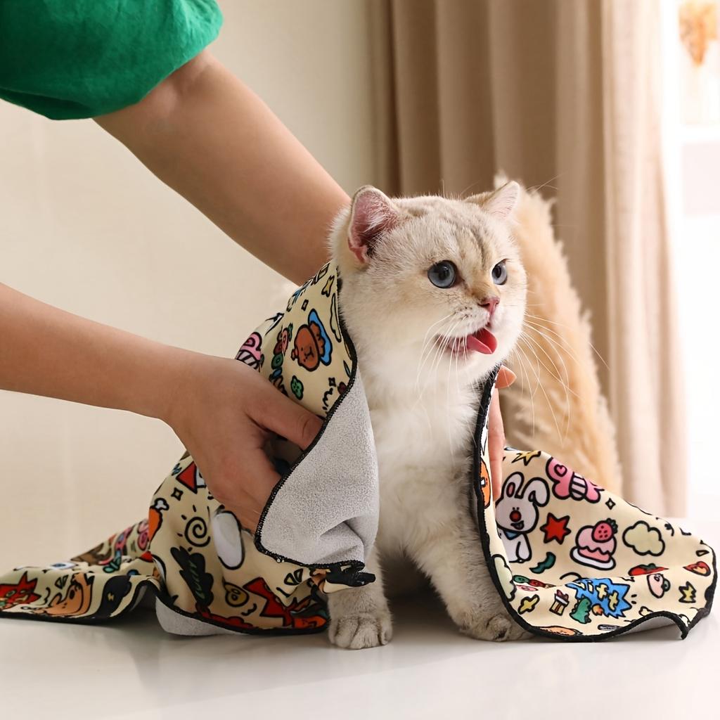Pet Protection Cover Cat Wrap Cloth Suitable for Cat Medicine Feeding, Preventing Cat Scratches Cat Cleaning Wrap Cloth Towel