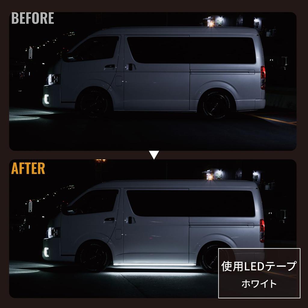 Takemura Shokai LED Strip 5m COB for and Election Cars Takenous_Plus Light, Waterproof, 12V, Tape, Cars, Motorcycles, (Yellow)