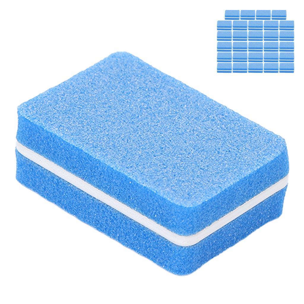 30 шт. Блок для полировки ногтей Профессиональный салонный Мини Портативный Блок для шлифовки и полировки ногтей Инструмент для маникюра Синий