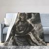 WUKONG Фланелевое одеяло Король обезьян Укун Уютное теплое для дивана, спальни и путешествий Идеальный подарок на Хэллоуин, Рождество, дни рождения