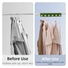 Removable Fabric Clothing Clip Foldable Hanging Socks Organizer Travel Clothes Drying Rack  Outdoor
