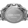 Angel Clover Часы TIME CRAFT SOLAR Солнечная батарея 100 м Водонепроницаемость Минеральное стекло Красный циферблат Нержавеющая сталь Серебристый [AngelClover] NTCS44SBRE-RE Мужские