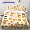 Bread Thief Pattern Bedding,Quilt Set Quilt Cover Pillowcase Home Birthday Gift (1 * duvet cover + 2 * pillowcase, without core)