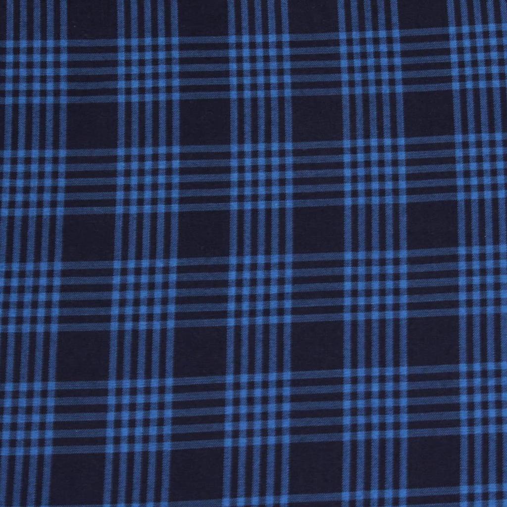 Bigreams Непрошитая, окрашенная в пряже хлопчатобумажная ткань для мужской рубашки в клетку темно-синего цвета индиго (58 дюймов Ширина ) Продается по метрам