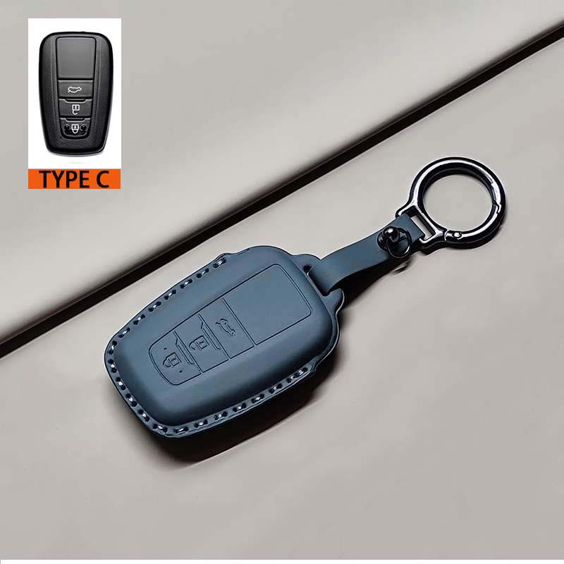 Чехол для ключа Toyota для Camry, Corolla, Avalon, RAV4 и Highlander - Сумка-оболочка для автомобильного ключа