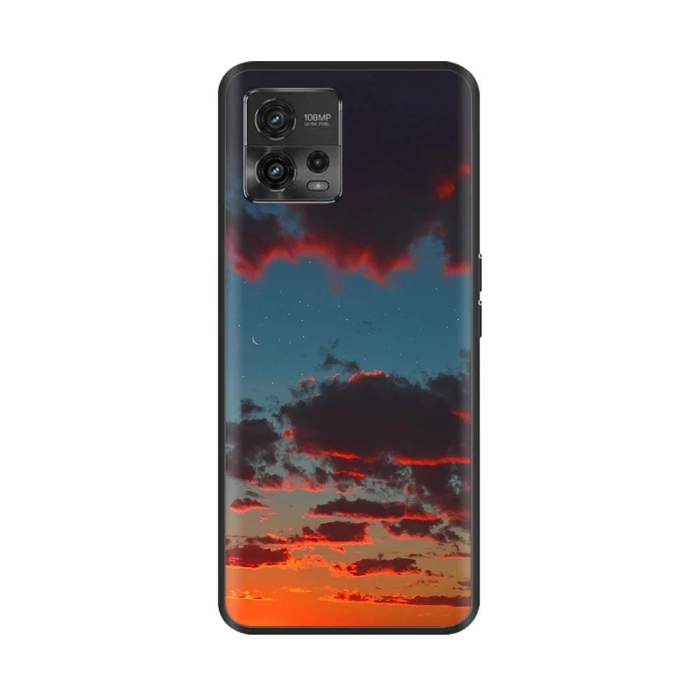 For Moto G72 Case Couple Panda Phone Back Cover For Motorola G72 Cover MotoG72 G 72 Protective Soft Liquid Silicone Funda Bumper