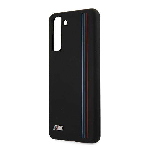 Etui do Samsung Galaxy S21 Plus BMW Silicone Stripes Czarne