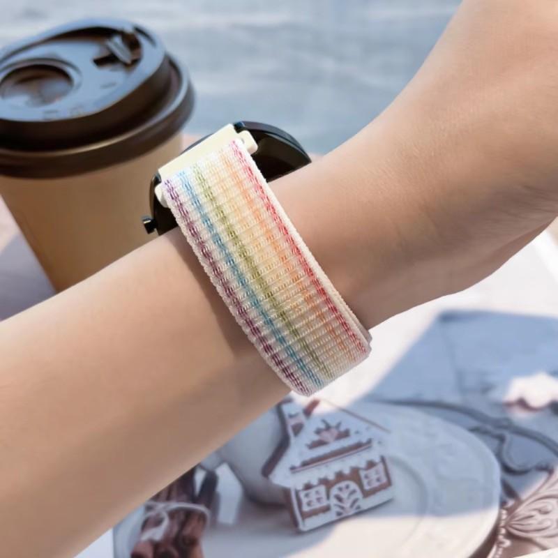 Nylon Loop Strap with TPU Protection Shell Cover for Huawei Band 10 9 8 Strap Bracelet Wristband Correa for Huawei Band10