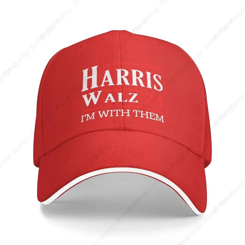 Harris Waltz hat Kamala Walz  Im with Them Hat for Men Dad Hat Funny Cap