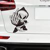 Car Stickers Waterproof Skull Finger Bumper Window Decorating Decals