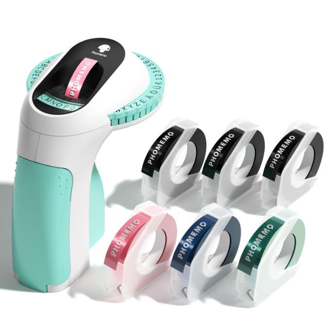 Портативный ручной ретро-принтер для тиснения этикеток Phomemo (Не требуется электричество)