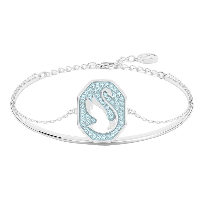 Swarovski Браслет в форме лебедя женский серебряный 5628552