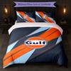 Gulf Print 3Pcs Bedding Set Duvet Cover With Two Pillowcases Soft Bed Linen For Household Bedroom