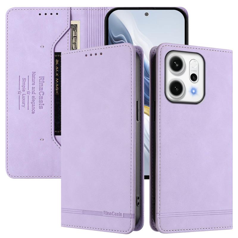 Кожаный Ретро Противоугонный Кошелек Чехол-книжка Для OPPO Reno14 Reno13 F Reno12 FS Reno 14 13 12 11 Pro 5G 4G Чехол для телефона Магнитная сумка