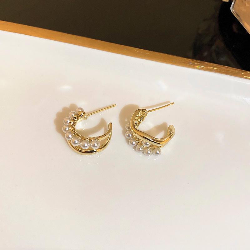 Серебряная Игла Иу Аксессуары Популярные Серьги для Женщин Ночного Рынка