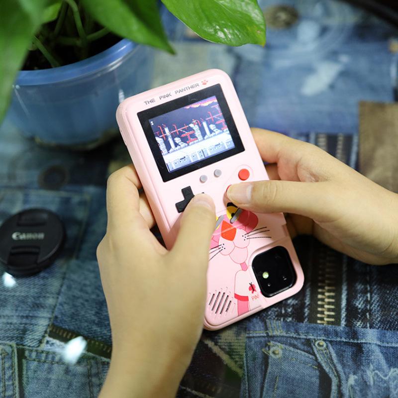 Цветной чехол в виде ретро-игровой консоли для iPhone 13/12 Pro Max/11/XR