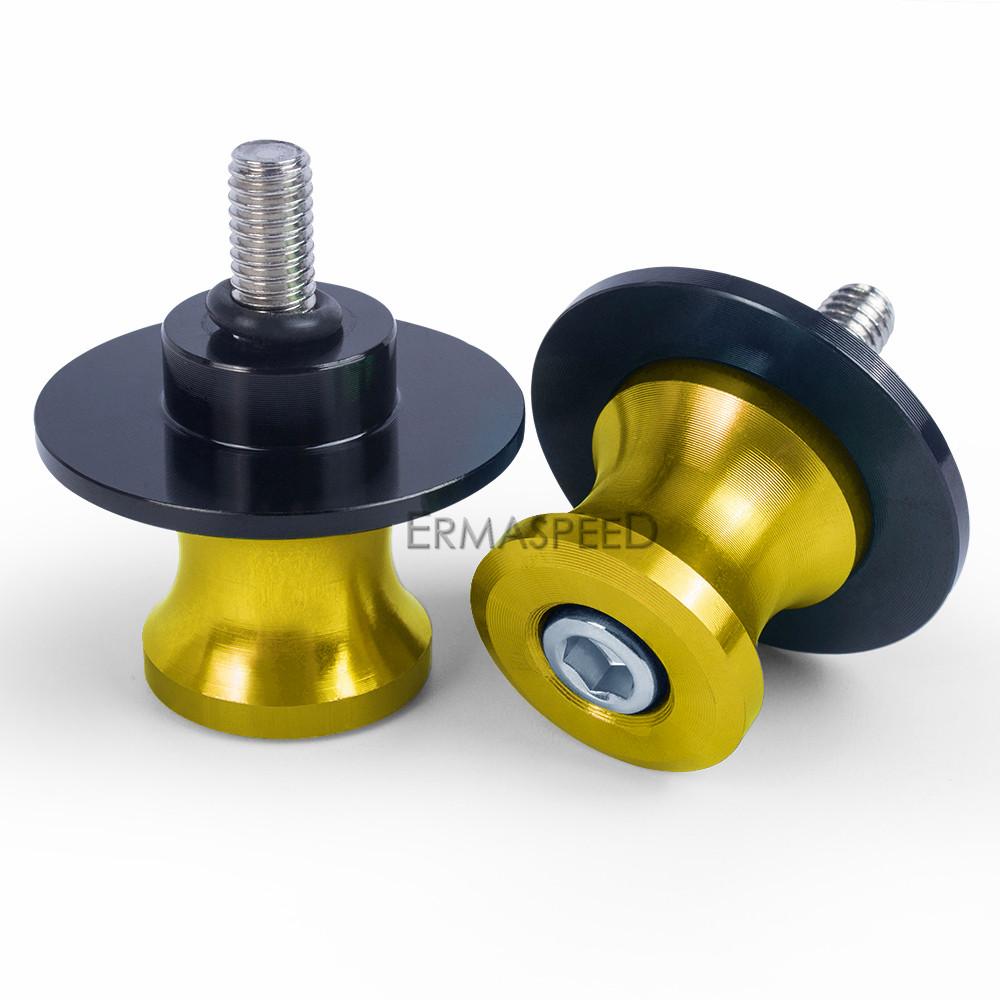 2 шт., 6 мм, 8 мм, 10 мм, универсальные катушки маятника для мотоцикла, ползунки, винты с подставкой для поворотного рычага с ЧПУ для мотоцикла, уличного спорта, грязи