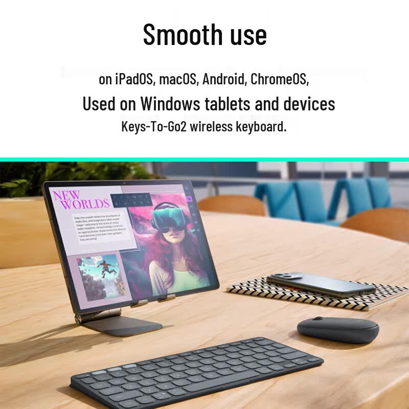 Logitech Портативная Bluetooth-клавиатура Keys-To-Go 2