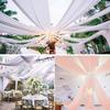 1PC Party Banquet Drapes Gauze Curtain Arch Draping Fabric Wedding Ceiling Drapes