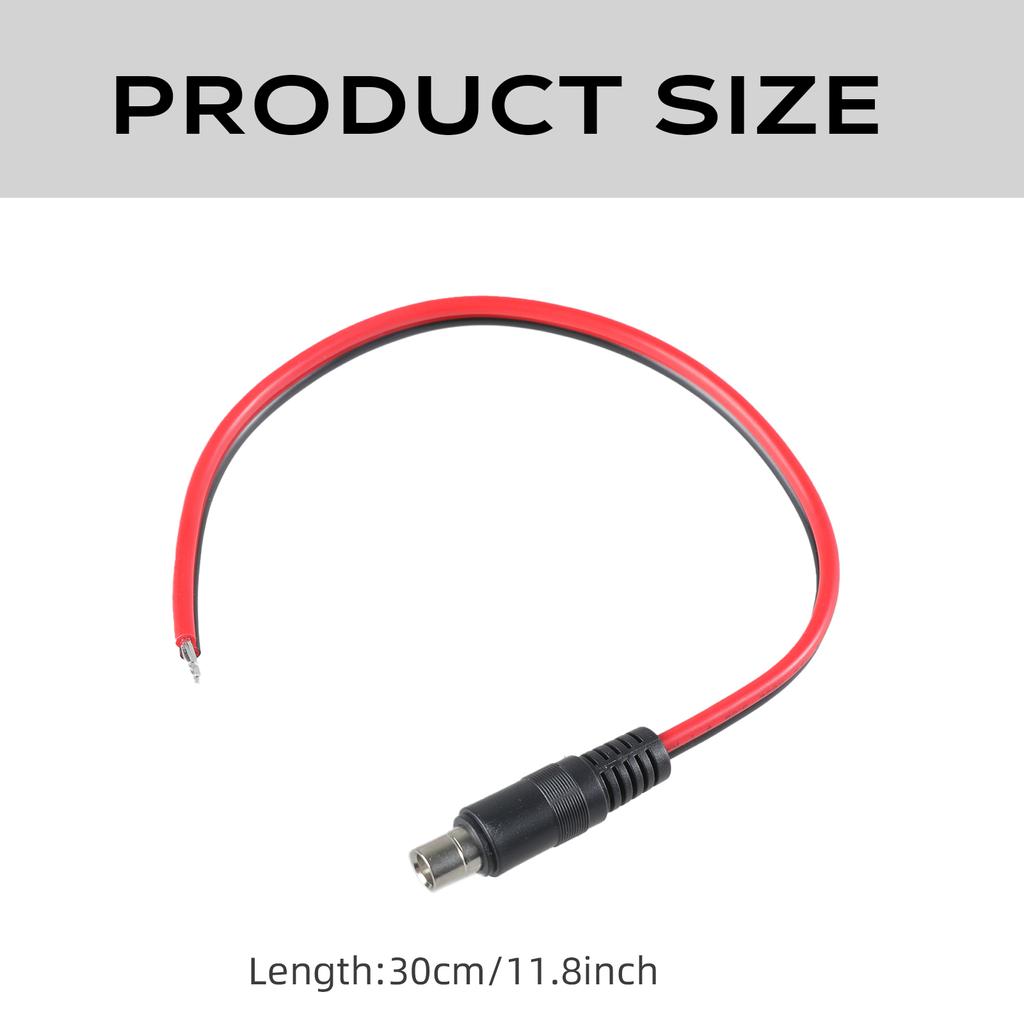 DC8020 Мужской/Женский штекерный соединительный кабель 8.0x2.0 мм Шнур питания для портативной электростанции и зарядки солнечной панели 30 см