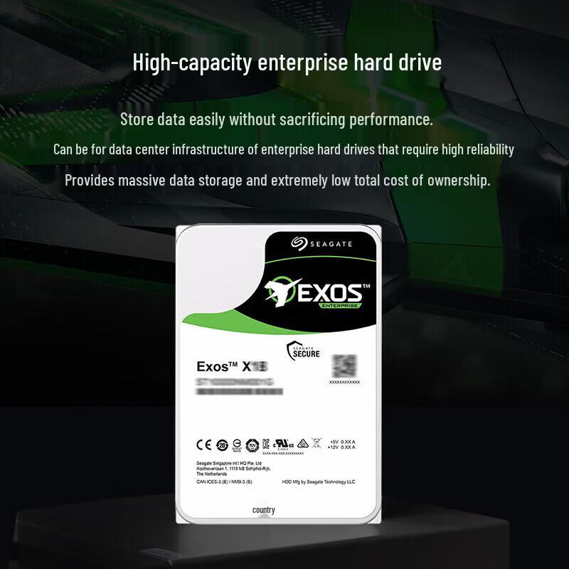 Seagate Жесткий диск Exos Enterprise SATA