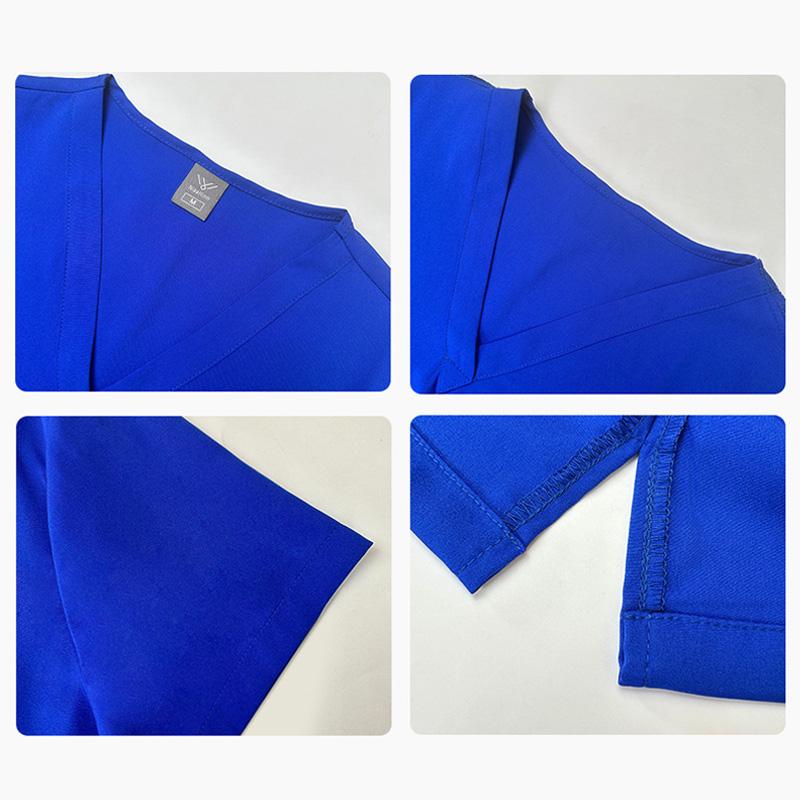 2 шт. полиэстеровая спецодежда, набор рабочих скрабов, медицинская форма, хирургический костюм медсестры, униформа врача