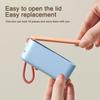 Automatic Ejectable Dental Floss Box with 10Pcs Floss Disposable Flossing Sticks Floss Organiser