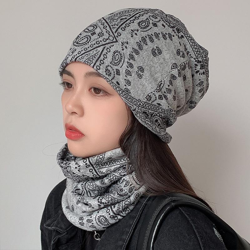 Versatile Knit Scarf & Hat: Cold-Proof, Warm, and Stylish Imitation Cashmere Neck Cover for Men and Women