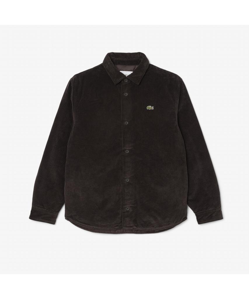 Мужская вельветовая утепленная куртка-рубашка Lacoste Ch7211-55N Skb