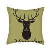 Ins Nordic Style Short Plush Linen Pillowcase Single-sided Printed Cushion Cover Pillowcase