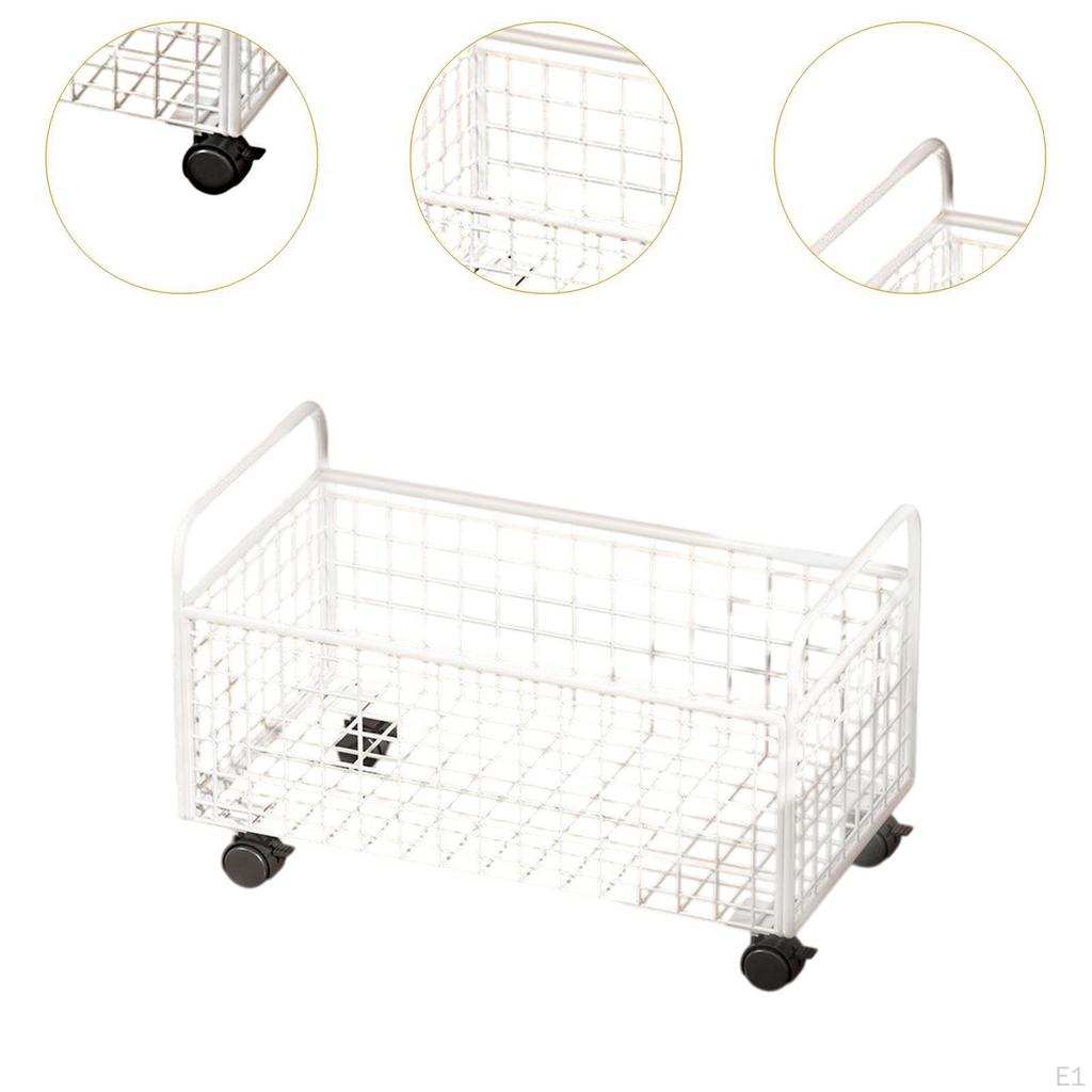 Тележка для книг на колесах, контейнер для хранения файлов, школьный портфель, ежедневные принадлежности