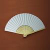 Упаковка из 10 китайских чистых бумажных вееров для художественной каллиграфии и украшений, белый складной веер для свадебных сувениров