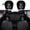Durable Car Headrest Protector 2Pcs Halloween Covers, Creepy Ghost Face Seat Easy Install Covers Protector, Breathable Auto Decor for SUV Truck