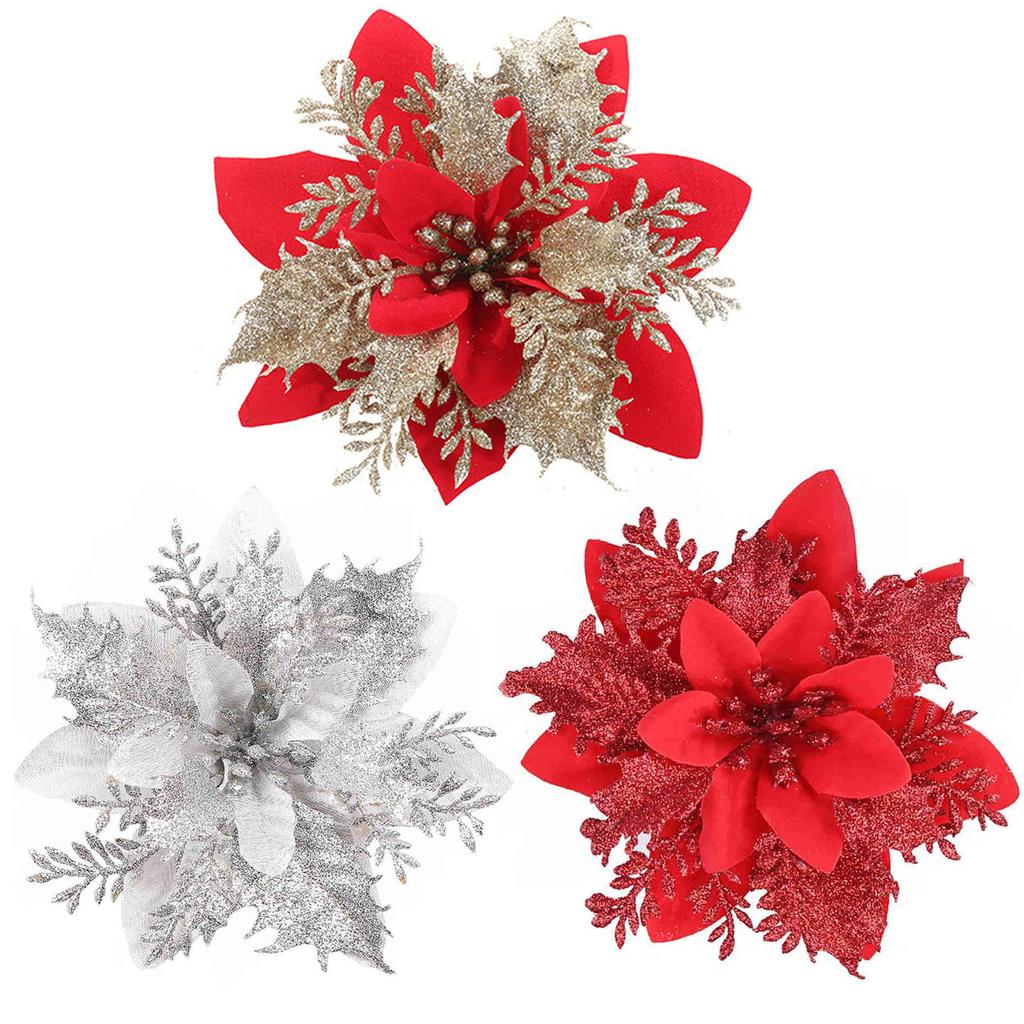 Украшения Рождественской Елки Рождественское Моделирование Цветка Рождественский Орнамент