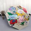 1pc BT21 Characters Automatic Umbrella with 8-Rib Compact Design, Foldable & Portable for Outdoor Leisure, Everyday Use - Ideal Gift for Friends and F