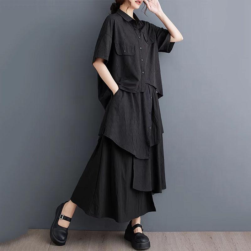 Xitao Однобортный комплект с нестандартными карманными пуговицами GYX1629