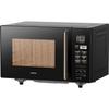 Микроволновая печь 16 л для одного и двух человек, живущих с тостами, плоским 12 типами автоматического гриля, кухонным таймером, черная [Yamazen] Функция, Таблица,