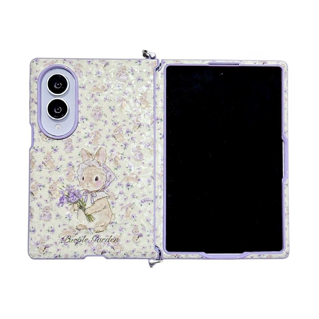 Применимо к чехлу для мобильного телефона Samsung zfold1 zfold1ultra новый zflip1 браслет защитный ремень центральной оси мультяшный