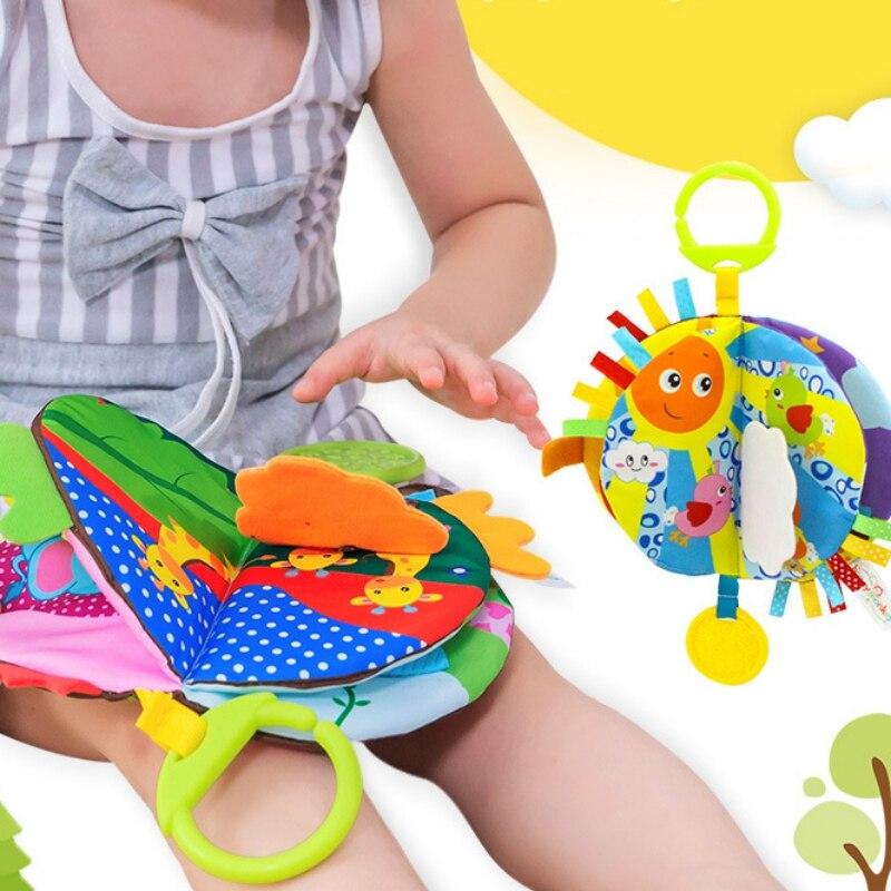 Детские тканевые книги, игрушки для раннего образования, мятая тканевая книга для малышей, младенцев и детей, идеально подходит для детского душа