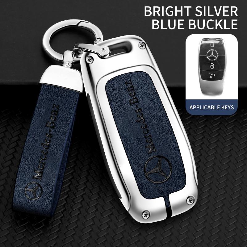 D8New Car Remote Key Fob Case Cover Protector Shell Bag For Mercedes Benz A C E S G Class GLC CLE CLA W177 W205 W213 W222 X167 AMG