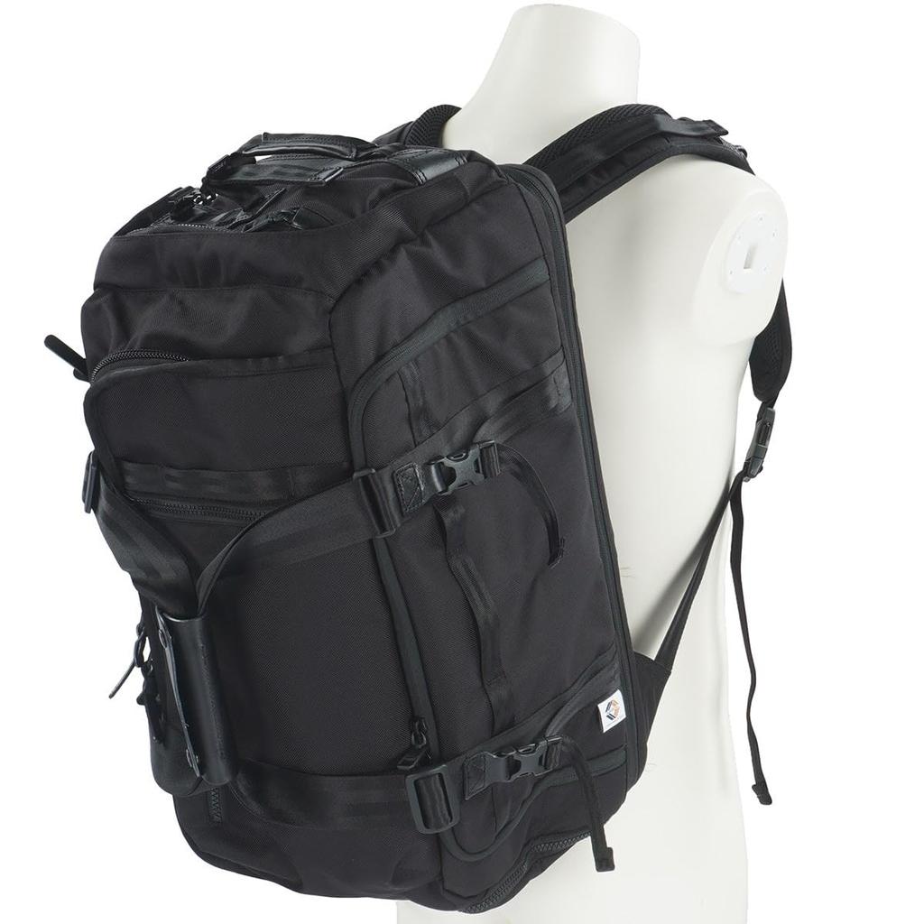 [Assobu] Boston Bag EXCLUSIVE Ballistic NYLON-2WAY Boston Bag Golf Series Boston Backpack Rucksack Golf Series BK Black